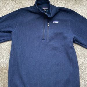 Patagonia Blue Men’s Better Sweater 1/4-Zip Fleece